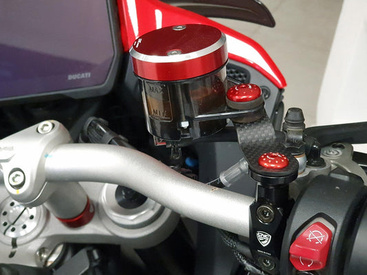 ZA990 - CNC RACING Ducati Multistrada V4 (2021+) Carbon Front Oil Tanks Brackets – Accessories in the Motoraider Motorcycle Aftermarket Accessories and Parts Online Shop