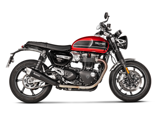 AKRAPOVIC S-T12SO2-HCQTBL Triumph Speed Twin (2020+) Slip-On Exhaust (titanium) – Accessories in the 2WheelsHero Motorcycle Aftermarket Accessories and Parts Online Shop