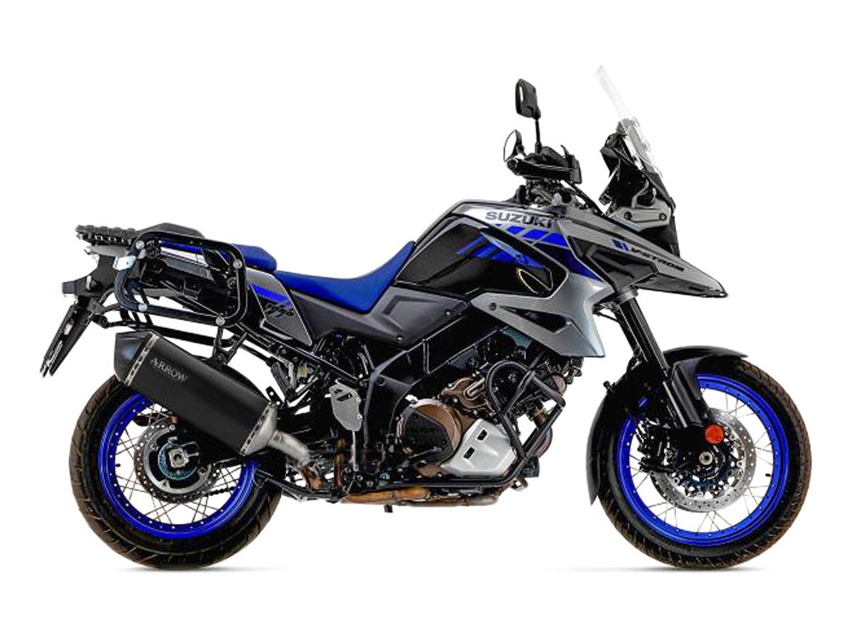 ARROW 72502SKN Suzuki DL1050 V-Strom (2020+) Slip-on Exhaust "Sonora" (black titanium) – Accessories in the 2WheelsHero Motorcycle Aftermarket Accessories and Parts Online Shop
