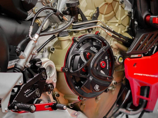 CC10 - DUCABIKE Ducati Panigale V4R Clear Clutch Cover – Accessories in the Motoraider Motorcycle Aftermarket Accessories and Parts Online Shop