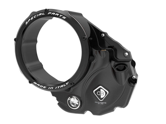 CCDV04 - DUCABIKE Ducati Oil Bath Clear Clutch Cover – Accessories in the Motoraider Motorcycle Aftermarket Accessories and Parts Online Shop