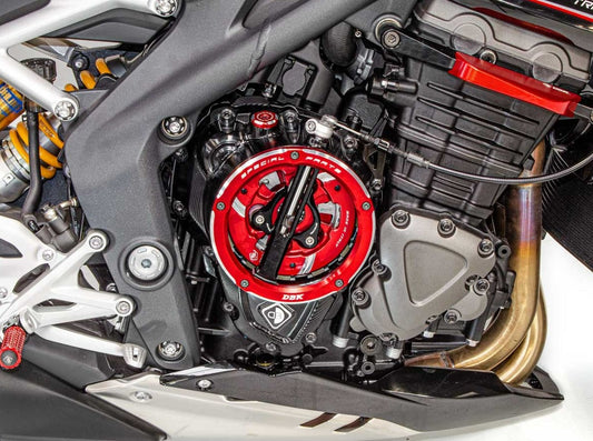 CCDV11 - DBK Triumph Clear Clutch Cover Oil Bath 3D-EVO – Accessories in the Motoraider Motorcycle Aftermarket Accessories and Parts Online Shop