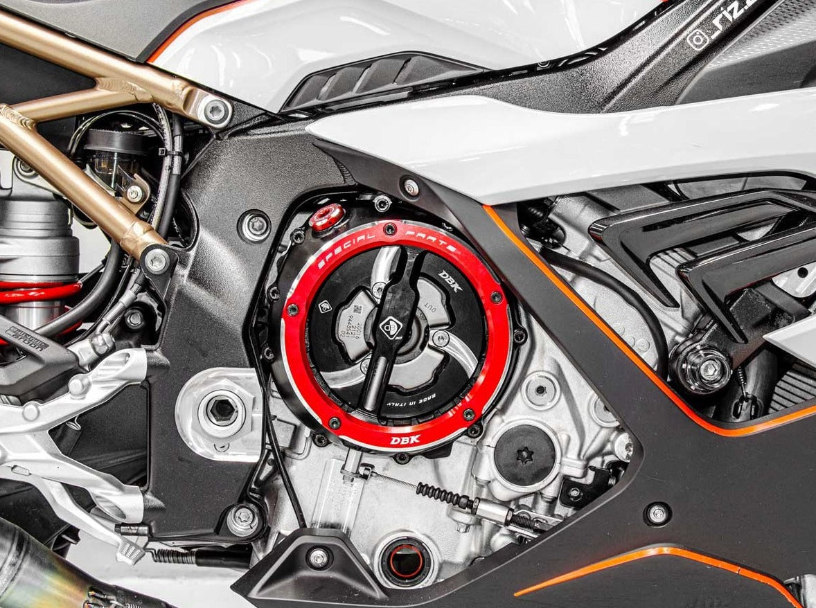 CCDV12 - DBK BMW M series / S series (2019+) Oil Bath Clear Clutch Cover "3D-EVO" – Accessories in the Motoraider Motorcycle Aftermarket Accessories and Parts Online Shop