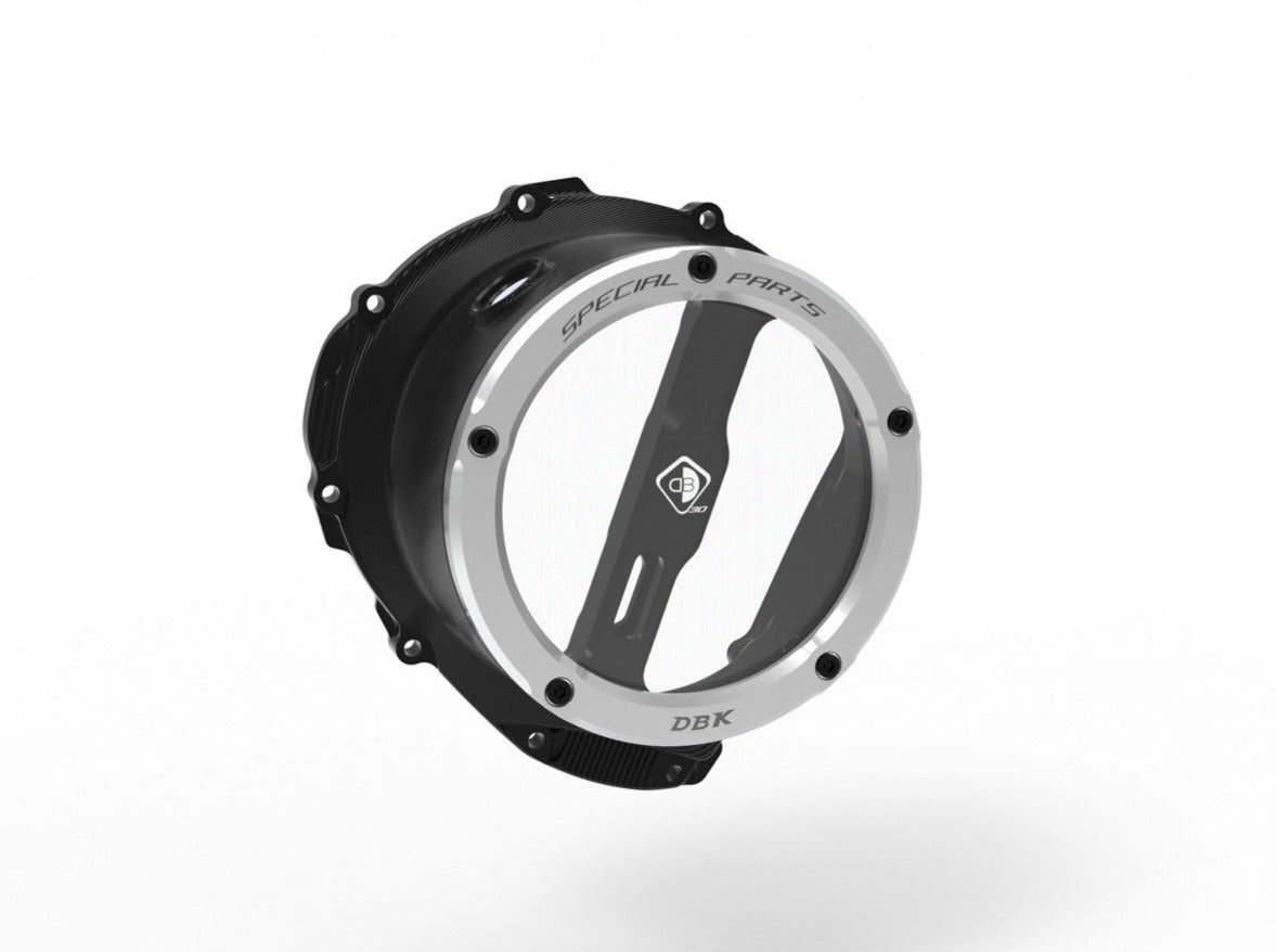 CCDV13 - DBK Triumph Street Triple 765 (2017+) Clear Clutch Cover Oil Bath 3D-EVO – Accessories in the Motoraider Motorcycle Aftermarket Accessories and Parts Online Shop