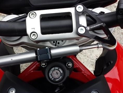 Ducati Hypermotard 1100 OHLINS Steering Damper + DBK / DUCABIKE Mounting Kit – Accessories in the Motoraider Motorcycle Aftermarket Accessories and Parts Online Shop