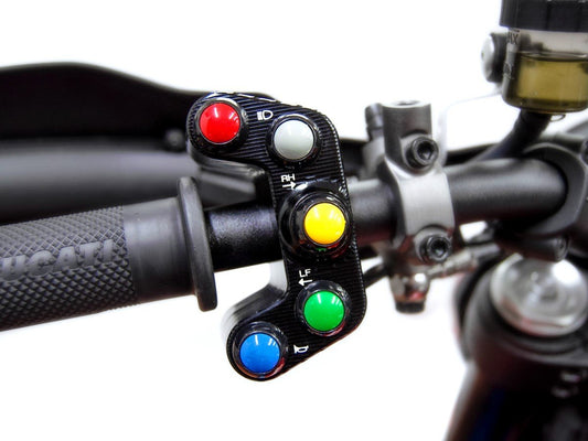 CPPI13 - DUCABIKE Ducati 7 Buttons Switched Handlebar (street edition) – Accessories in the Motoraider Motorcycle Aftermarket Accessories and Parts Online Shop