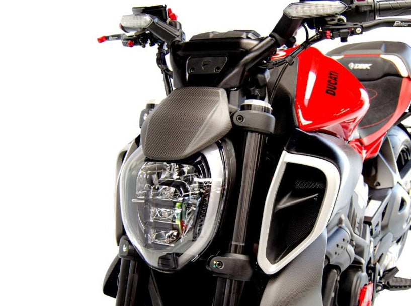 CRB76O - DUCABIKE Ducati Diavel V4 (2023+) Carbon Headlight Fairing – Accessories in the Motoraider Motorcycle Aftermarket Accessories and Parts Online Shop