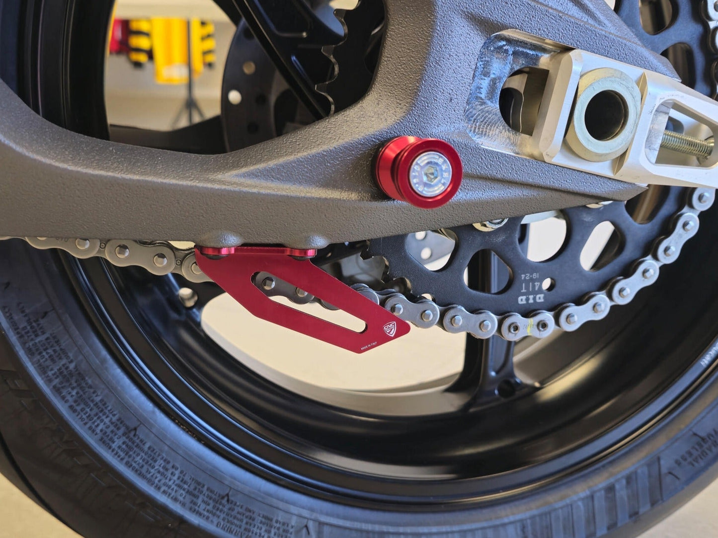 PR331 - CNC RACING Ducati Panigale V4 / Streetfighter V4 (2025+) Lower Chain Guard – Accessories in the Motoraider Motorcycle Aftermarket Accessories and Parts Online Shop