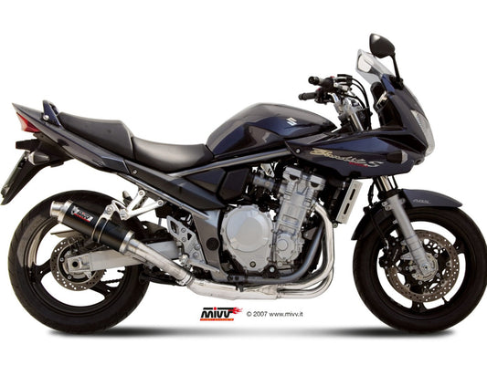 MIVV S.029 SUZUKI GSF 1250 Bandit ( 2007 / 16 ) Slip-on Exhaust "GP" (black; approved) – Accessories in the 2WheelsHero Motorcycle Aftermarket Accessories and Parts Online Shop