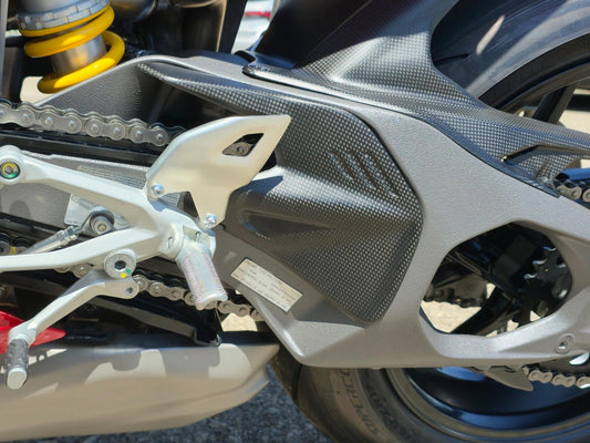 CNC RACING ZA419 Ducati Panigale V4 / Streetfighter V4 (2025+) Carbon Swingarm Cover – Accessories in the Motoraider Motorcycle Aftermarket Accessories and Parts Online Shop