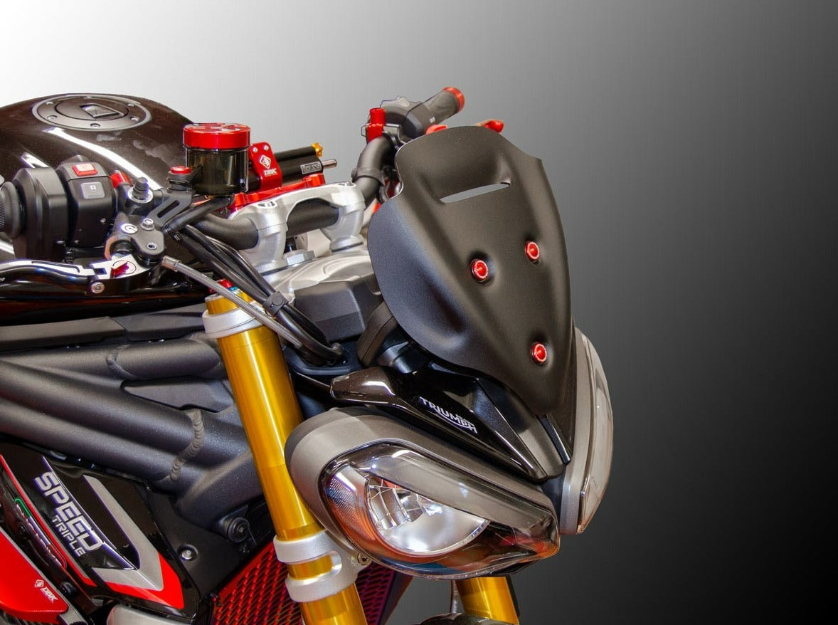 CUP22 - DBK Triumph Speed Triple 1200 RS (2021+) Wind Screen (Sport) – Accessories in the Motoraider Motorcycle Aftermarket Accessories and Parts Online Shop