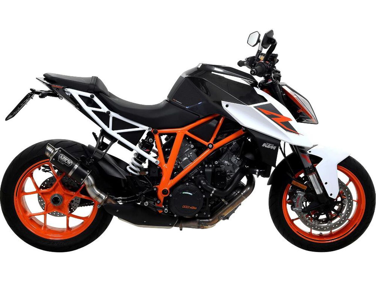 ARROW 71537GPI KTM 1290 Super Duke R (2017+) Dark Steel Slip-on Exhaust "GP2" – Accessories in the 2WheelsHero Motorcycle Aftermarket Accessories and Parts Online Shop