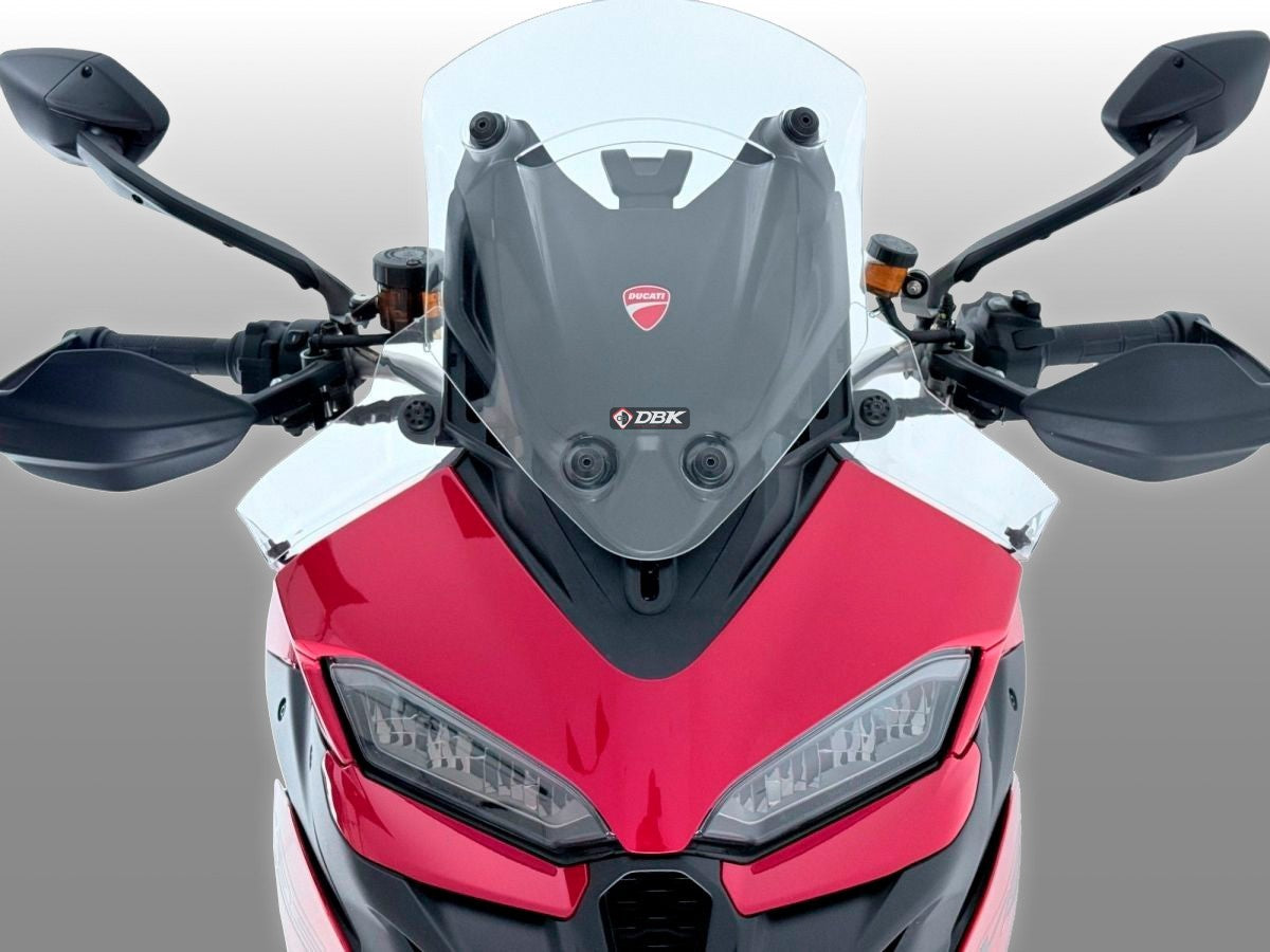 DBK DUCABIKE DEF05 Ducati Multistrada V2 / V2S (2025+) Side Wind Deflectors Kit (sports) – Accessories in the Motoraider Motorcycle Aftermarket Accessories and Parts Online Shop