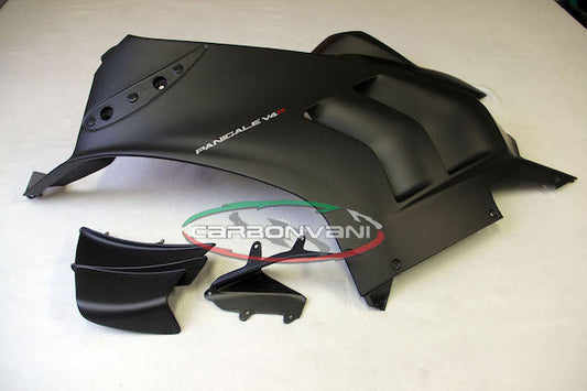 CARBONVANI Ducati Panigale V4R (19/21) Carbon Side Fairing Panel (left) – Accessories in the 2WheelsHero Motorcycle Aftermarket Accessories and Parts Online Shop