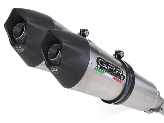 GPR Ducati Monster 1100 Dual Slip-on Exhaust "GPE Anniversary Titanium" (EU homologated) – Accessories in the 2WheelsHero Motorcycle Aftermarket Accessories and Parts Online Shop