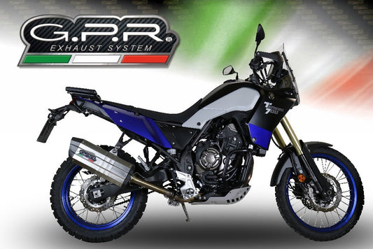 GPR Yamaha Ténéré 700 Slip-on Exhaust "Sonic Titanium" (EU homologated) – Accessories in the 2WheelsHero Motorcycle Aftermarket Accessories and Parts Online Shop
