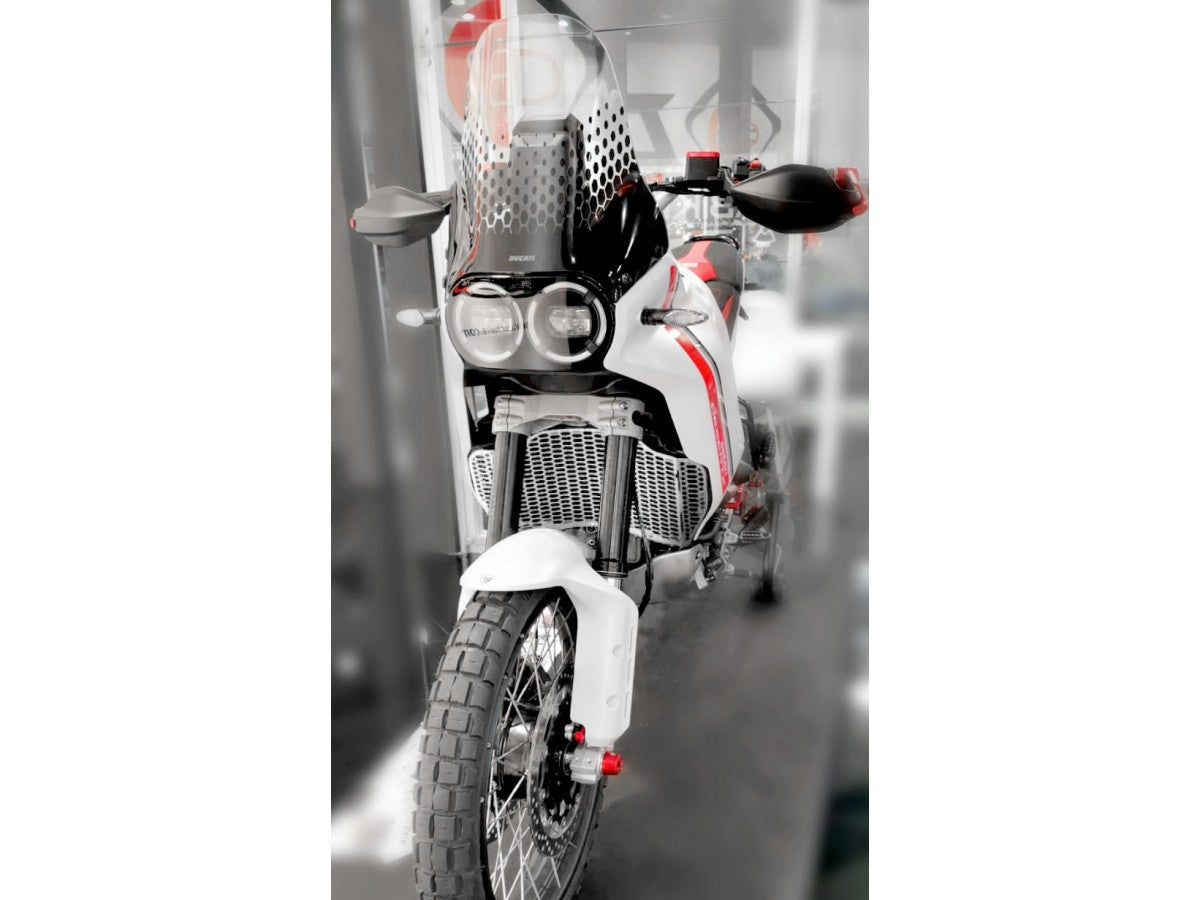 GR14 - DUCABIKE Ducati DesertX (2022+) Water Radiator Guard – Accessories in the Motoraider Motorcycle Aftermarket Accessories and Parts Online Shop