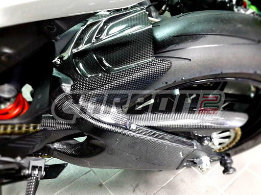 CARBON2RACE Kawasaki ZX-6R (2009+) Carbon Chain Cover – Accessories in the 2WheelsHero Motorcycle Aftermarket Accessories and Parts Online Shop