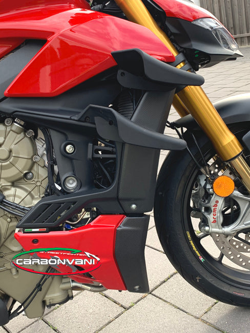 CARBONVANI Ducati Streetfighter V4 (2020+) Carbon Water Cooler Covers (upper) – Accessories in the 2WheelsHero Motorcycle Aftermarket Accessories and Parts Online Shop
