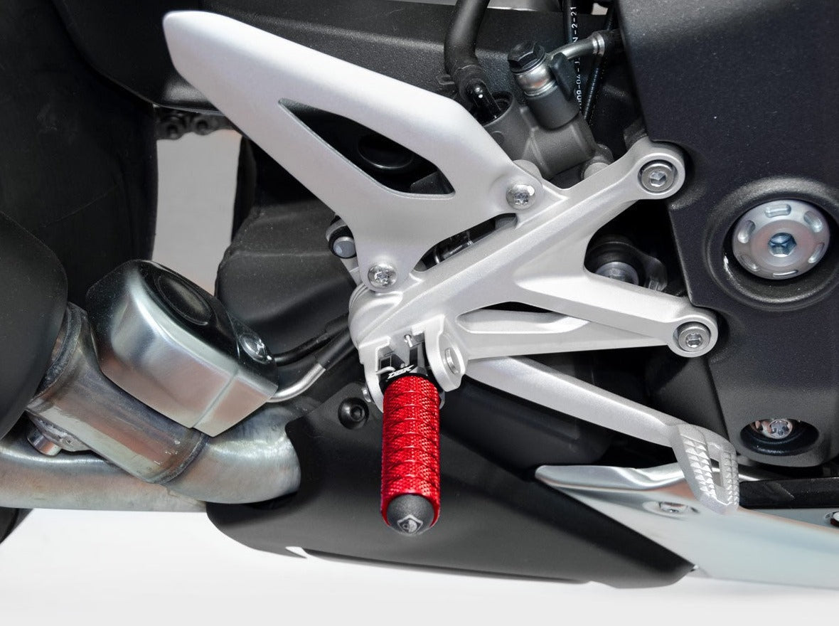 KAPM01 - DBK Triumph Speed Triple 1200 / Street Triple 765 Footpeg Supports (pilot) – Accessories in the Motoraider Motorcycle Aftermarket Accessories and Parts Online Shop