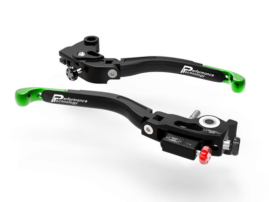 L29 - PERFORMANCE TECHNOLOGY Kawasaki ZX-10R (2021+) Adjustable Handlebar Levers "Ultimate" – Accessories in the Motoraider Motorcycle Aftermarket Accessories and Parts Online Shop