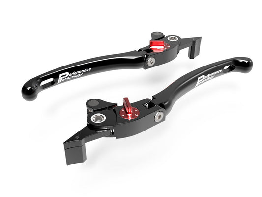 LE07 - PERFORMANCE TECHNOLOGY Yamaha T-MAX Adjustable Handlebar Levers "Eco GP 1" – Accessories in the Motoraider Motorcycle Aftermarket Accessories and Parts Online Shop