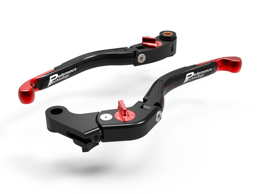 LEA06 - PERFORMANCE TECHNOLOGY Aprilia / Yamaha Adjustable Handlebar Levers "Eco GP 2" – Accessories in the Motoraider Motorcycle Aftermarket Accessories and Parts Online Shop
