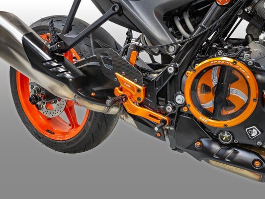 DBK DUCABIKE PRKTM01 KTM 990 DUKE (2024+) Adjustable Rearset (pilot) – Accessories in the Motoraider Motorcycle Aftermarket Accessories and Parts Online Shop
