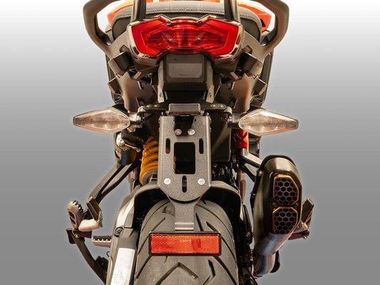 DBK DUCABIKE PRT26 Ducati Multistrada V4 Adjustable License Plate Holder – Accessories in the Motoraider Motorcycle Aftermarket Accessories and Parts Online Shop