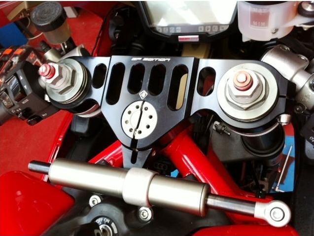 PSS05 - DUCABIKE Ducati Superbike 1098/1198/848 Triple Clamps Top Steering Plate (MotoGP edition) – Accessories in the Motoraider Motorcycle Aftermarket Accessories and Parts Online Shop