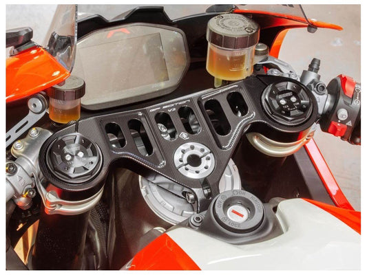 PSS09 - DUCABIKE Ducati Panigale V2 (20/24) Triple Clamps Top Steering Plate (MotoGP edition) – Accessories in the Motoraider Motorcycle Aftermarket Accessories and Parts Online Shop