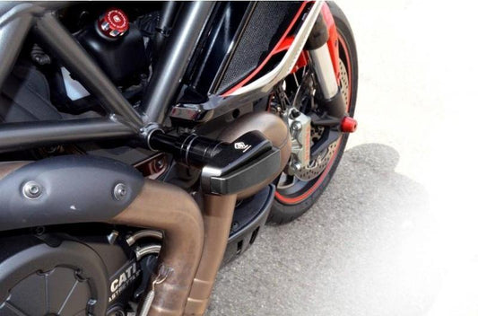 PTDV01 - DUCABIKE Ducati Diavel 1200 (10/18) Frame Crash Protection Siders – Accessories in the Motoraider Motorcycle Aftermarket Accessories and Parts Online Shop