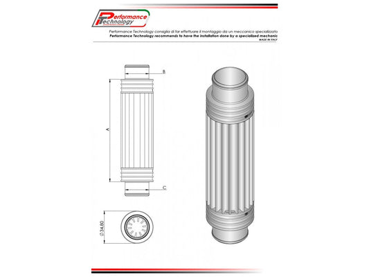 RDCS - PERFORMANCE TECHNOLOGY Universal Water Line Cooler (single) – Accessories in the Motoraider Motorcycle Aftermarket Accessories and Parts Online Shop