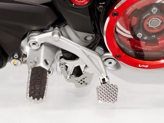 RPPIS01 - DUCABIKE Ducati Multistrada V4 (2021+) Rear Brake Pedal Extension – Accessories in the Motoraider Motorcycle Aftermarket Accessories and Parts Online Shop