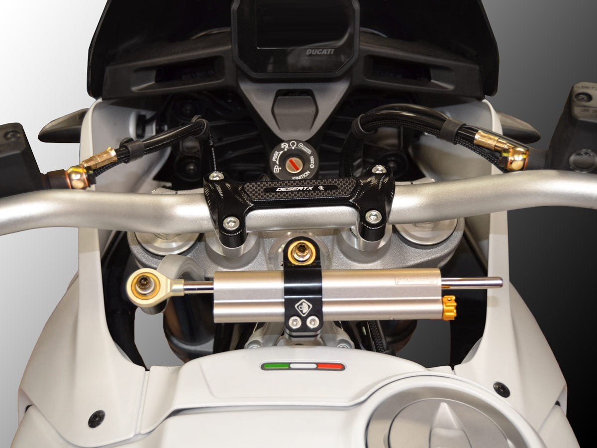 Ducati DesertX (2022+) OHLINS Steering Damper + DBK / DUCABIKE Mounting Kit – Accessories in the Motoraider Motorcycle Aftermarket Accessories and Parts Online Shop