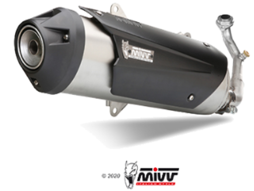 MIVV C.YA.0010 YAMAHA MAJESTY 400 (2007 - 2014) Full System KAT Exhaust "URBAN" (Stainless Steel; approved) – Accessories in the 2WheelsHero Motorcycle Aftermarket Accessories and Parts Online Shop