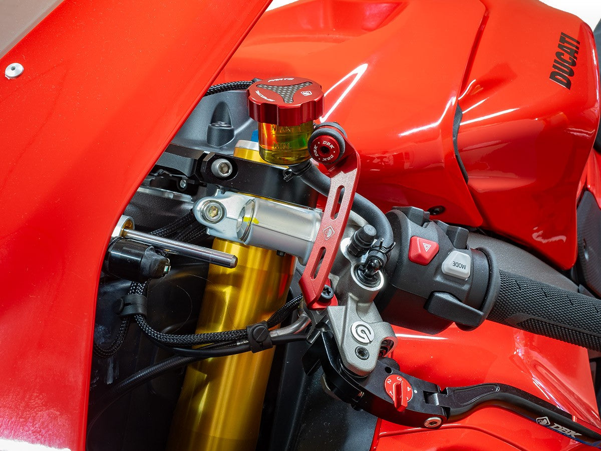 STA17 - DBK Ducati Panigale V4 / V4S (2025+) Clutch Fluid Reservoir Support – Accessories in the Motoraider Motorcycle Aftermarket Accessories and Parts Online Shop