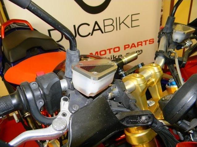 TLS03 - DUCABIKE Ducati Front Fluid Tanks caps – Accessories in the Motoraider Motorcycle Aftermarket Accessories and Parts Online Shop