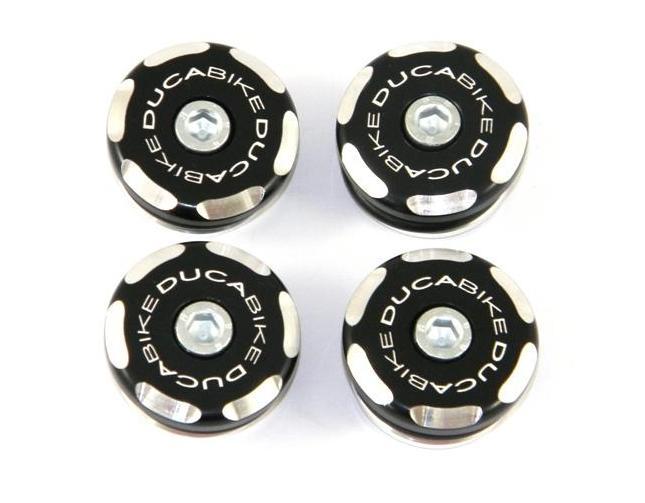 TT95902 - DUCABIKE Ducati Panigale 1299 / 959 / V2 (20/24) Frame Plugs (bi-color) – Accessories in the Motoraider Motorcycle Aftermarket Accessories and Parts Online Shop