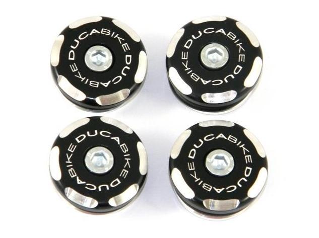 TTMSR02 - DUCABIKE Ducati Monster Frame Plugs (bi-color) – Accessories in the Motoraider Motorcycle Aftermarket Accessories and Parts Online Shop