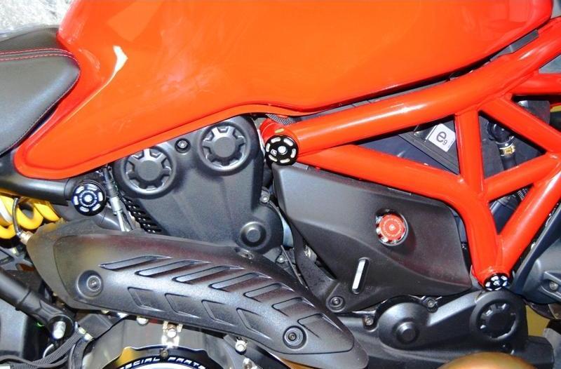 TTM1200 - DUCABIKE Ducati Monster 821/1200 Frame Plugs – Accessories in the Motoraider Motorcycle Aftermarket Accessories and Parts Online Shop