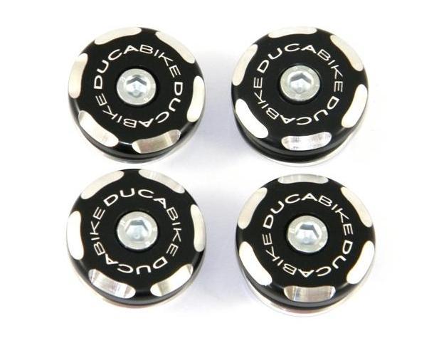 TTSC02 - DUCABIKE Ducati Sport 1000 / GT 1000 Frame Plugs (bi-color) – Accessories in the Motoraider Motorcycle Aftermarket Accessories and Parts Online Shop