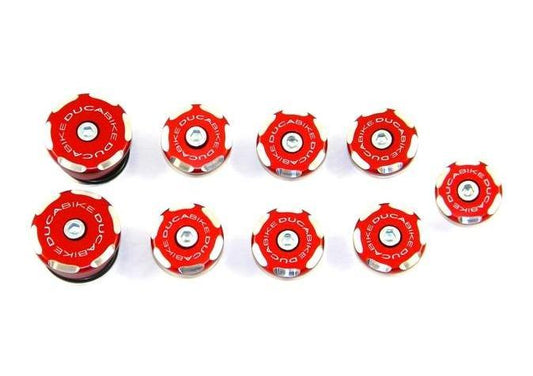 TTSF02 - DUCABIKE Ducati Streetfighter Frame Plugs (bi-color) – Accessories in the Motoraider Motorcycle Aftermarket Accessories and Parts Online Shop