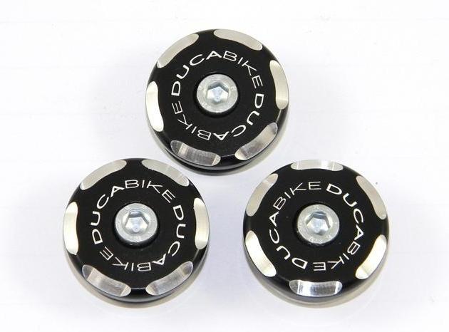 TTST02 - DUCABIKE Ducati Sport Touring Frame Plugs (bi-color) – Accessories in the Motoraider Motorcycle Aftermarket Accessories and Parts Online Shop