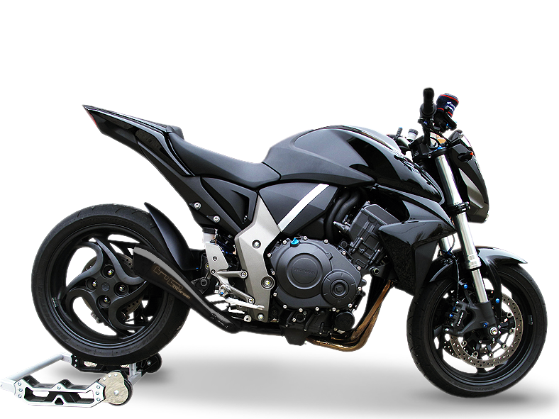 HP CORSE Honda CB1000R Slip-on Exhaust "Hydroform Black Single" (low position) – Accessories in the 2WheelsHero Motorcycle Aftermarket Accessories and Parts Online Shop