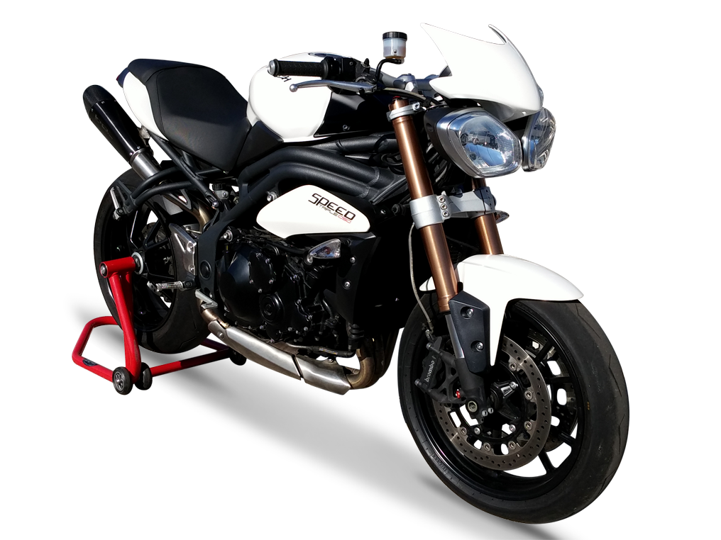 HP CORSE Triumph Speed Triple 1050 (11/15) Dual Slip-on Exhaust "Evoxtreme Black" (EU homologated) – Accessories in the 2WheelsHero Motorcycle Aftermarket Accessories and Parts Online Shop