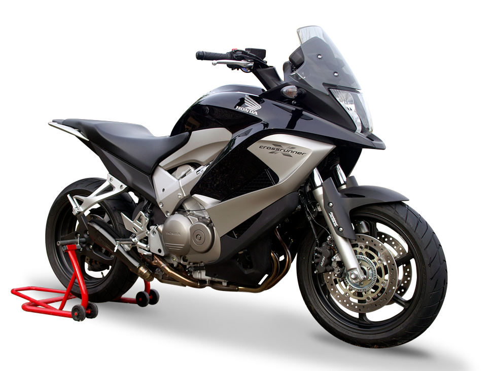 HP CORSE Honda VFR800X Crossrunner (11/14) Slip-on Exhaust "Hydroform Black" (EU homologated) – Accessories in the 2WheelsHero Motorcycle Aftermarket Accessories and Parts Online Shop