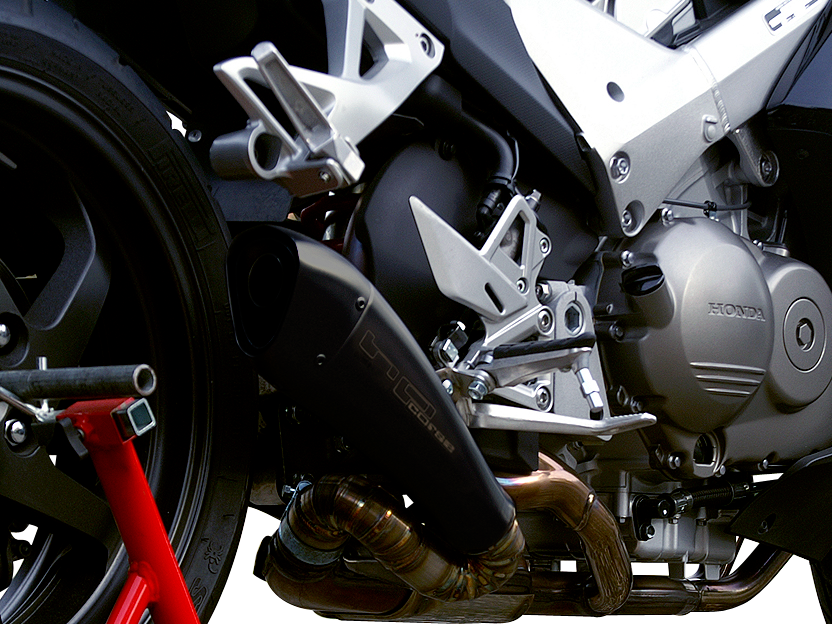 HP CORSE Honda VFR800X Crossrunner (11/14) Slip-on Exhaust "Hydroform Black" (EU homologated) – Accessories in the 2WheelsHero Motorcycle Aftermarket Accessories and Parts Online Shop