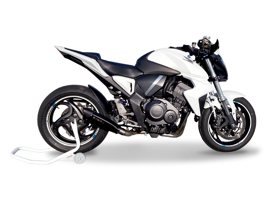 HP CORSE Honda CB1000R Slip-on Exhaust "Evoxtreme Black Single" (low position) – Accessories in the 2WheelsHero Motorcycle Aftermarket Accessories and Parts Online Shop