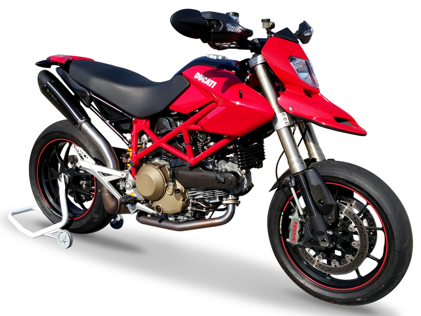 HP CORSE Ducati Hypermotard 1100 Slip-on Exhaust "Evoxtreme 310 Black" (EU homologated) – Accessories in the 2WheelsHero Motorcycle Aftermarket Accessories and Parts Online Shop